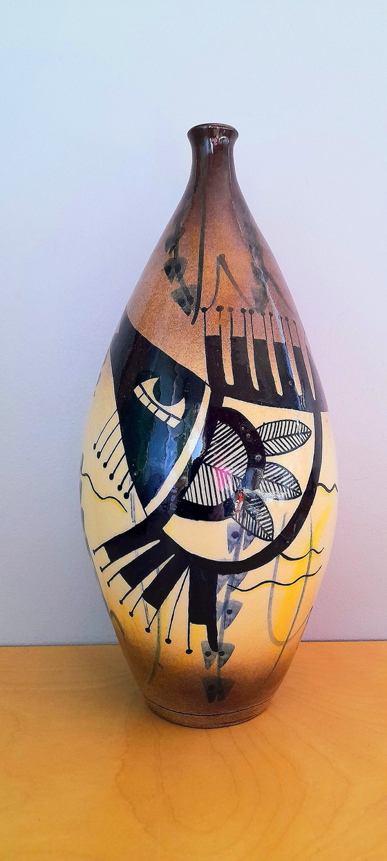 Image 1 of Torres Vedras Vase, Abstrakter Fisch, 1959.