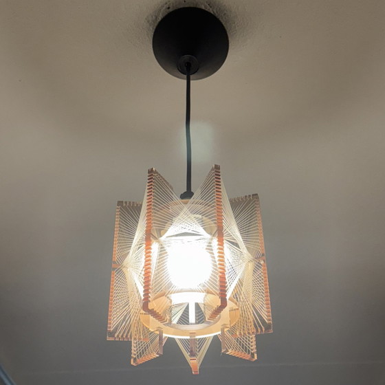 Image 1 of Mid Century Draht Lampe