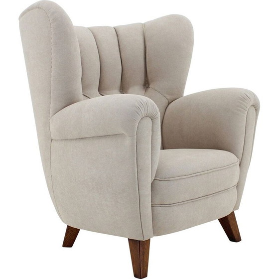 Image 1 of Dänischer vintage Ohrensessel, 1950er Jahre