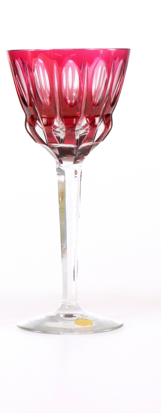 Image 1 of 6 Vintage Kristallgläser Mehrere Farben Deutschland