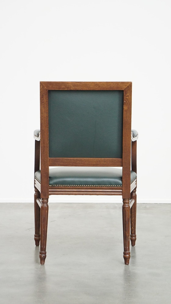 Image 1 of Dunkelgrüner Beef Leather English Chair