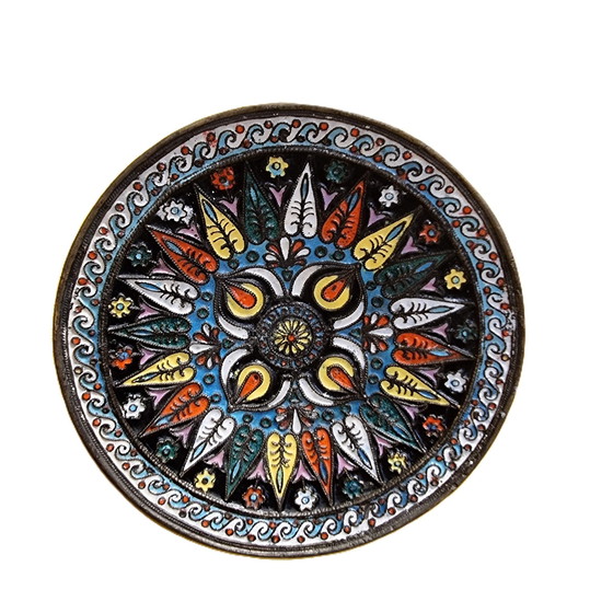 Image 1 of Griechischer Cloisonné-Wandteller aus dem späten 20.