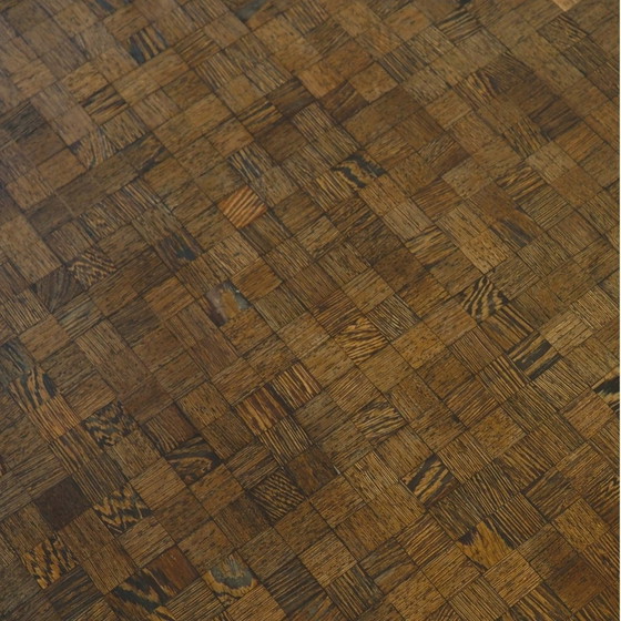 Image 1 of 1970S Dänisches Design Holz Mosaik Tisch von Middelboe und Lindum für Tranekær