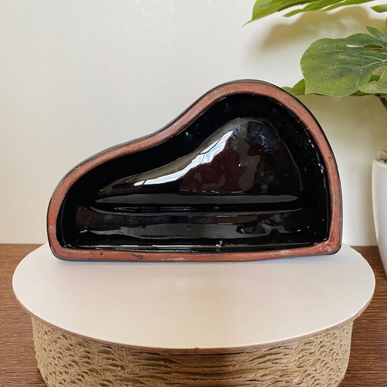 Image 1 of Vintage Art Deco Terrakotta Hund Aschenbecher