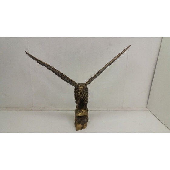 Image 1 of Vintage Art Deco Holzadler Skulptur, Deutschland 1920