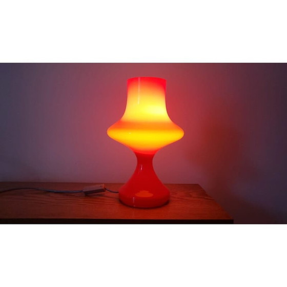 Image 1 of Mid Century Glas-Tischlampe von Tabery, 1970er Jahre