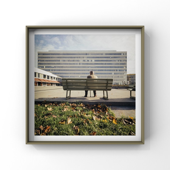 Image 1 of 1X Mann neben dem Modernisten, 1965 | Minimalistische Architektur