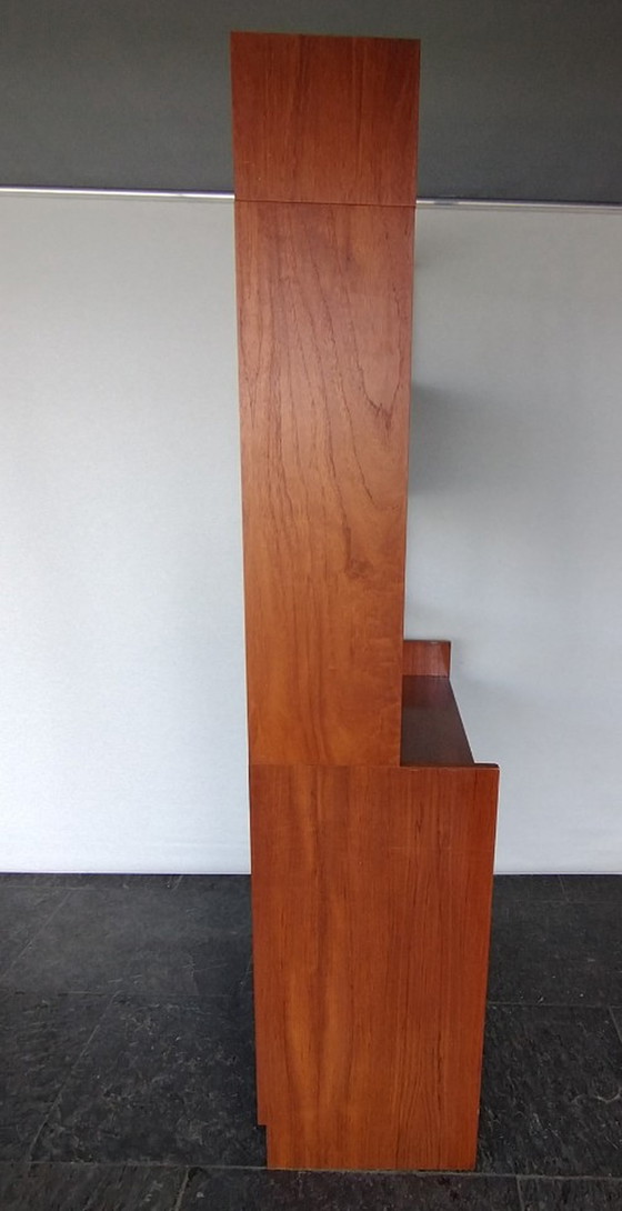 Image 1 of Teakholz-Wandsystem von dem dänischen Designer Poul Cadovius