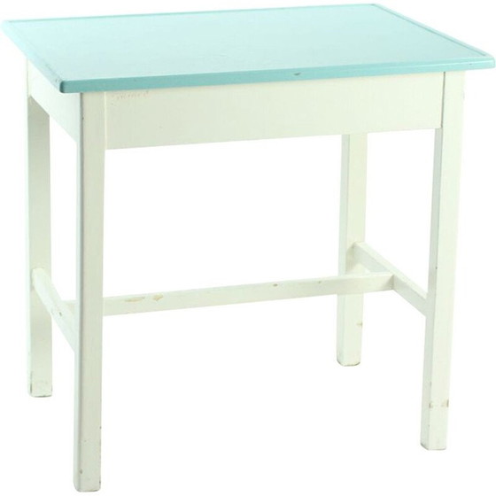 Image 1 of Vintage Beistelltisch aus Holz, Tschechoslowakei 1950