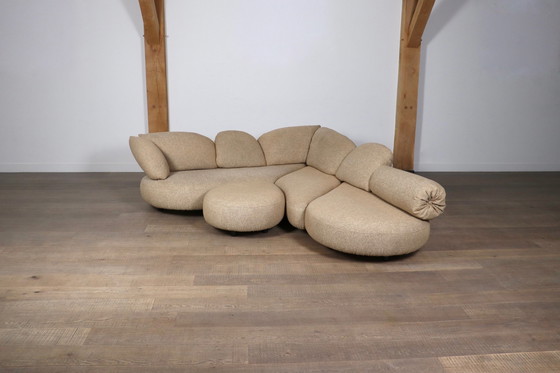 Image 1 of Skulpturales Ecksofa der Wiener Werkstätte, Österreich 1970er Jahre