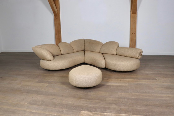 Image 1 of Skulpturales Ecksofa der Wiener Werkstätte, Österreich 1970er Jahre