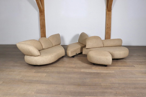 Image 1 of Skulpturales Ecksofa der Wiener Werkstätte, Österreich 1970er Jahre