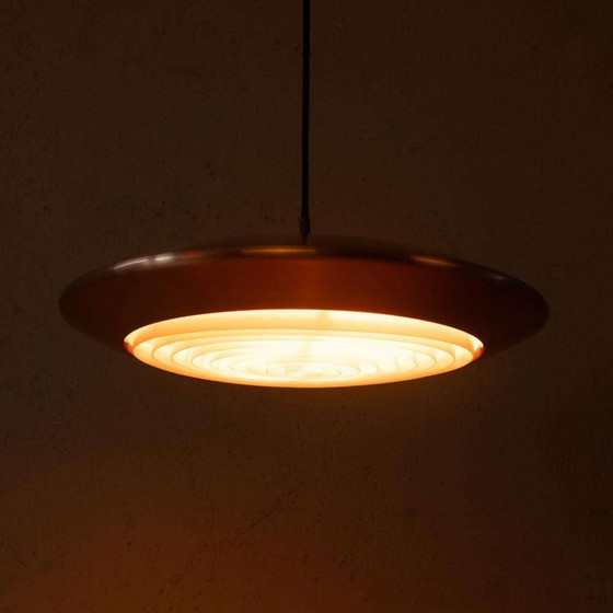Image 1 of Dänische Design-Hängeleuchte aus der Jahrhundertmitte Jo Hammerborg Diskos