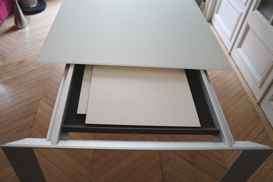 Image 1 of Sehr Großer Moderner Italienischer Ausziehbarer Esstisch (260 Cm) Modell Nori Von Bartoli Design Für Kristalia.