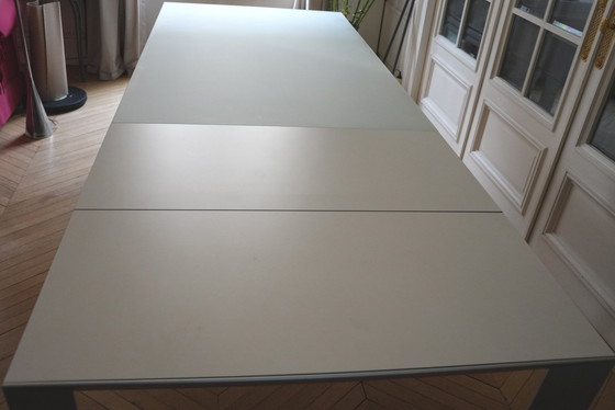 Image 1 of Sehr Großer Moderner Italienischer Ausziehbarer Esstisch (260 Cm) Modell Nori Von Bartoli Design Für Kristalia.