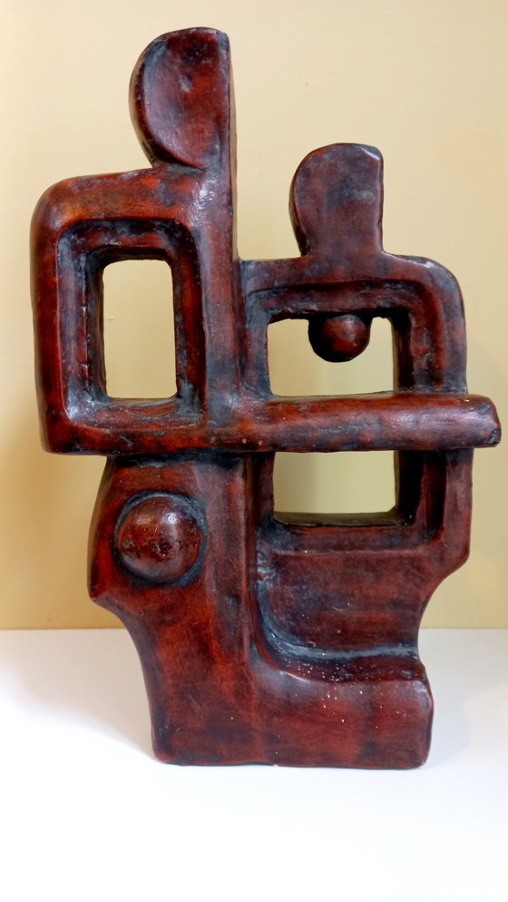 Image 1 of Einzigartige brutalistische Skulptur - Abstrakt (1960-70'S)