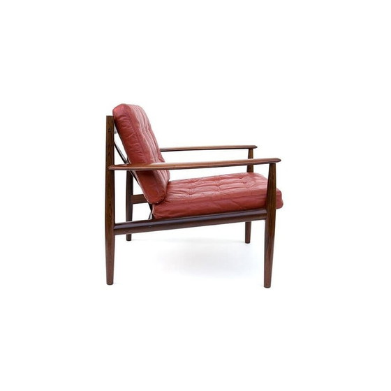 Image 1 of Paar Vintage-Sessel aus Palisanderholz von Grete Jalk für France et Son, 1960er Jahre