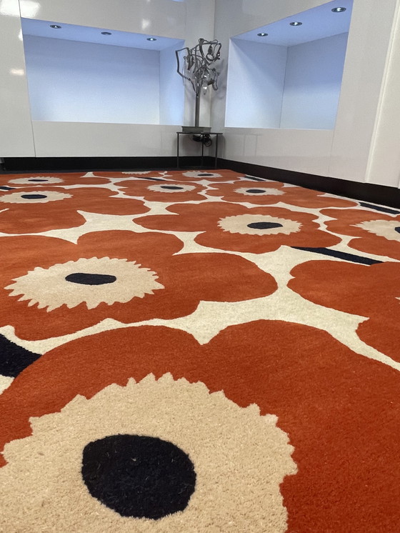 Image 1 of Brink & Campman Unikko Orange Roter Teppich 200 X 280