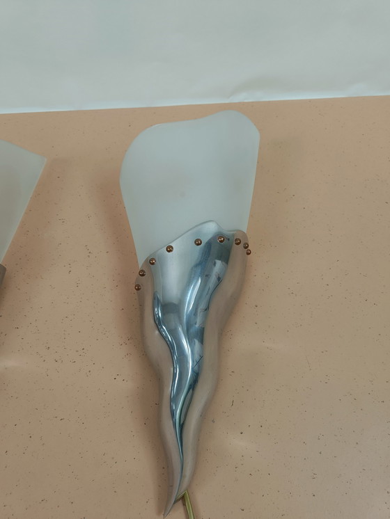 Image 1 of Lucien Gau Cyrano Wandleuchten - Bernard Dequet