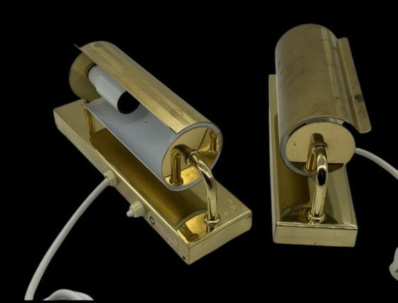 Image 1 of Schwedische Mid Century Nachttischlampen von Örsjö Industry