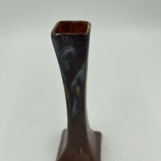 Image 1 of Art Deco Soliflore Vase Von Der Faïencerie De Thulin