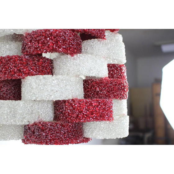 Image 1 of Hängeleuchte aus Hartplastik, Tschechoslowakei 1960