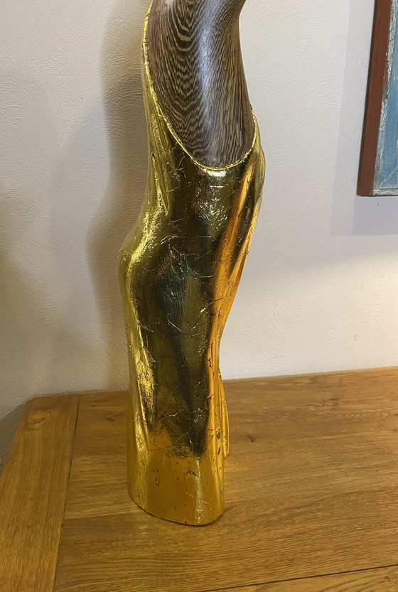 Image 1 of Wim van Mossevelde - Goldene Tanzskulptur