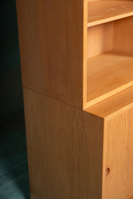Image 1 of Vintage Børge Mogensen blonde Schrankwand, schwedischer Minimalismus