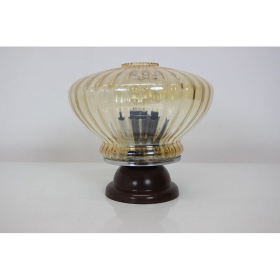 Image 1 of Tischlampe aus Glas, Tschechoslowakei 1970