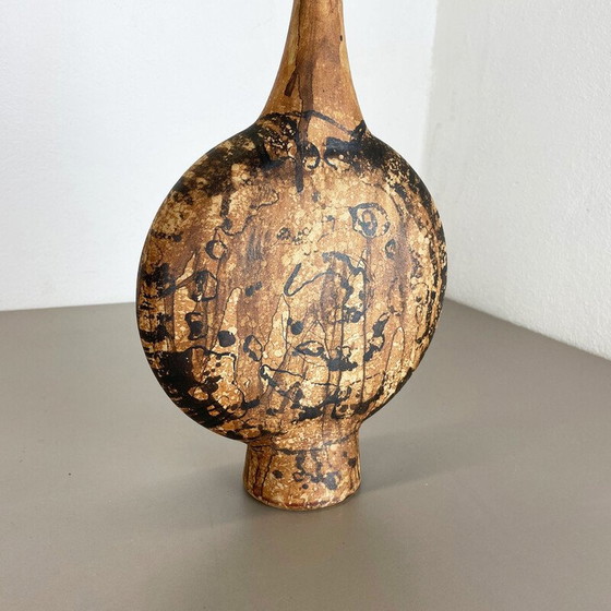 Image 1 of Vase aus Steingut von Gerhard Liebenthron, Deutschland 1970er Jahre