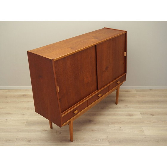 Image 1 of Vintage Teakholz Highboard, Dänemark 1960er Jahre