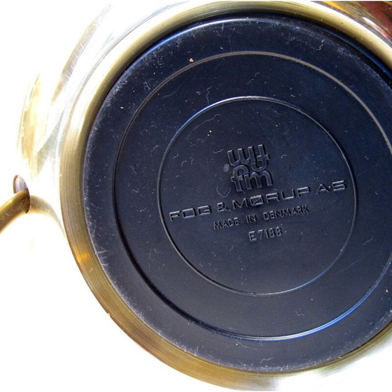 Image 1 of Paar goldfarbene Tischlampen "Orient" von Jo Hammerborg für Fog and Morup, 1975