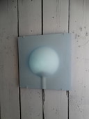 Ikea Stämming Wandleuchte blau.