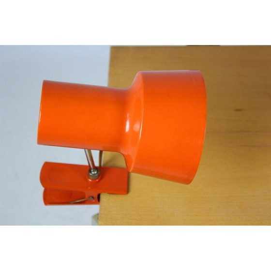 Image 1 of Orangefarbene Metall-Lampe für Napako, 1970