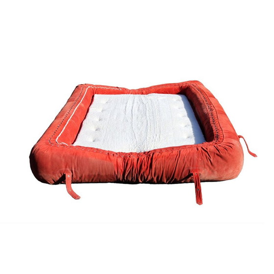 Image 1 of Vintage Anfibio 3-Sitzer-Sofa in Samtstoff von Alessandro Becchi für Giovannetti, Italien 1971