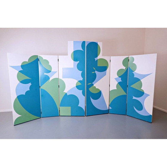 Image 1 of Altmodischer Paravent Modell "Balla" von Giacomo Balla für Simon Gavina, 1970