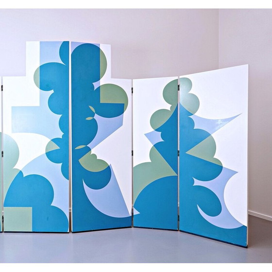 Image 1 of Altmodischer Paravent Modell "Balla" von Giacomo Balla für Simon Gavina, 1970