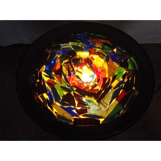 Image 1 of Vintage Couchtisch aus lackiertem Metall, 1950