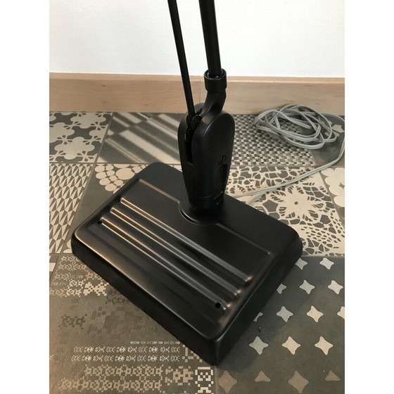 Image 1 of Schwarze Metall-Schwenkarm-Tischlampe, Vereinigte Staaten 1960er Jahre