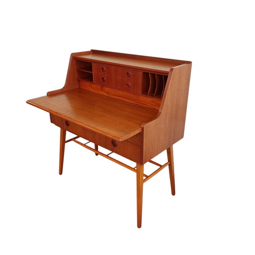 Skandinavischer Midcentury-Schreibtisch, Sekretär