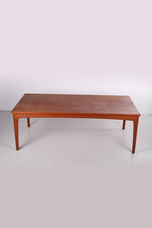 Niels Bach Dänisches Design Couchtisch Massiv Teak 1960s