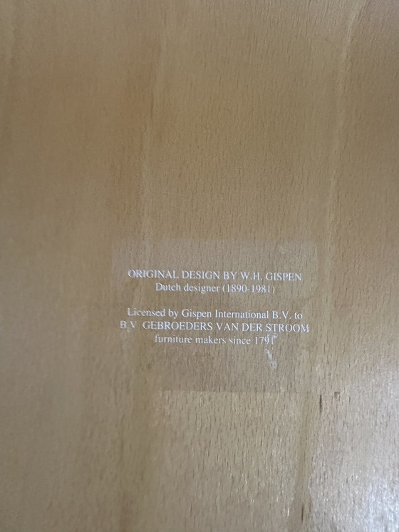 Image 1 of 8x Gebr van der Stroom Dutch Originals Modell Gispen 101 Stuhl