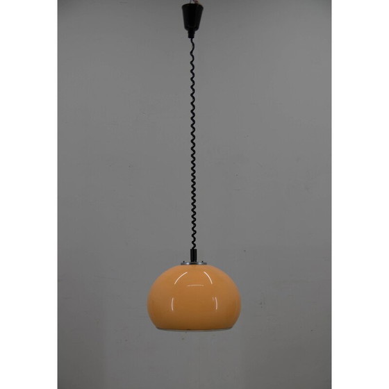 Image 1 of Vintage-Plastik-Hängeleuchte von Harvey Guzzini für Meblo, Italien 1970