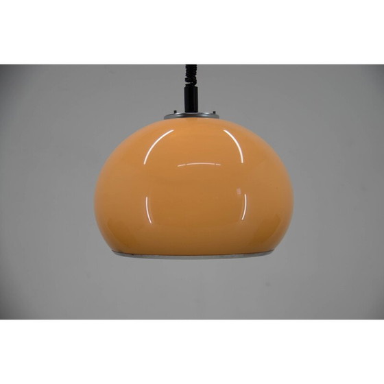 Image 1 of Vintage-Plastik-Hängeleuchte von Harvey Guzzini für Meblo, Italien 1970