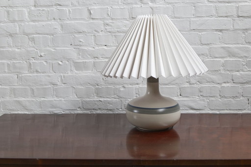 Vintage-Keramik-Tischlampe von Axella Stentoj, Dänemark, 1960'S