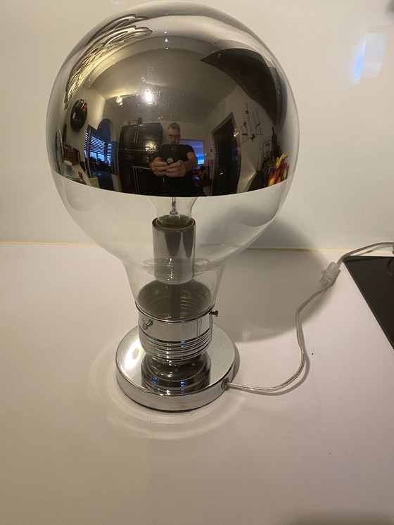 Image 1 of Vintage große Glühbirne Tischlampe