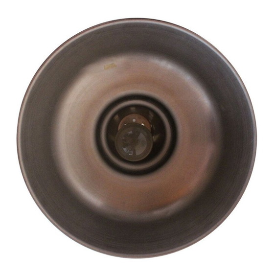 Image 1 of Hängeleuchte aus braunem Metall, Dänemark 1970