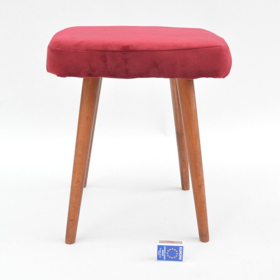 Image 1 of Vintage Stockhocker von Dolnośląska Fabryka Mebli, Polen 1960er Jahre