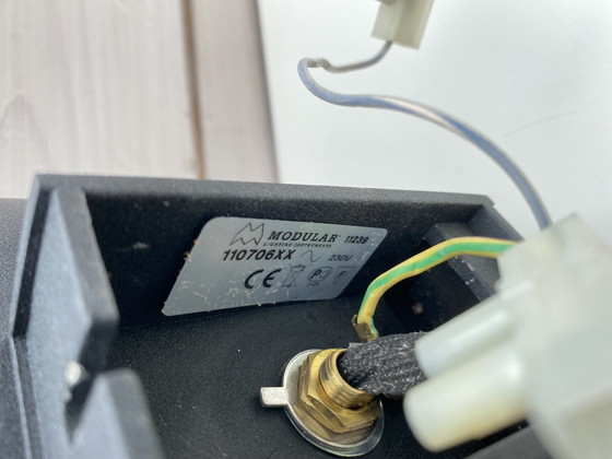 Image 1 of Modular Duell Up/Down Phase Dim Wandleuchte Schwarz/Gold Original