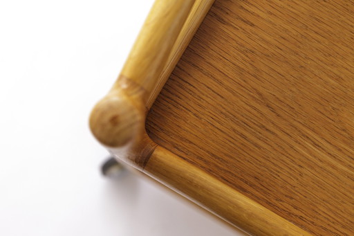 Vintage Servierwagen Eiche 1970S Dänisch